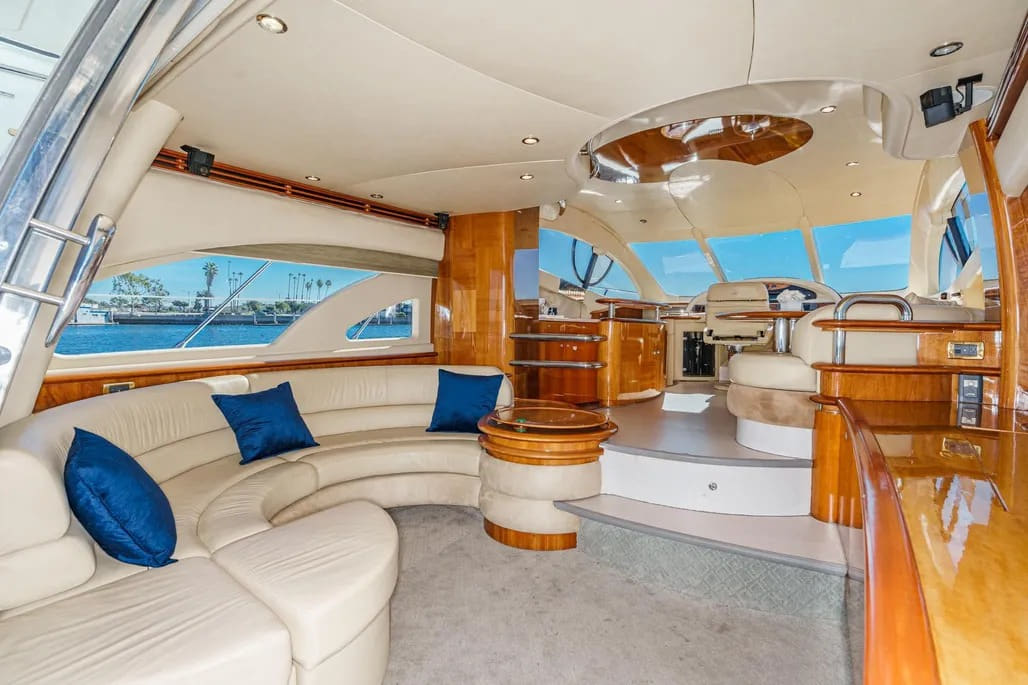 Salon interior lounge view